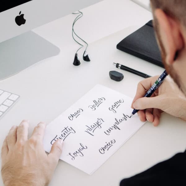 An innvision developer working on a user interface design
